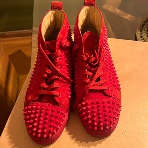 Christian louboutin spike gym shoe